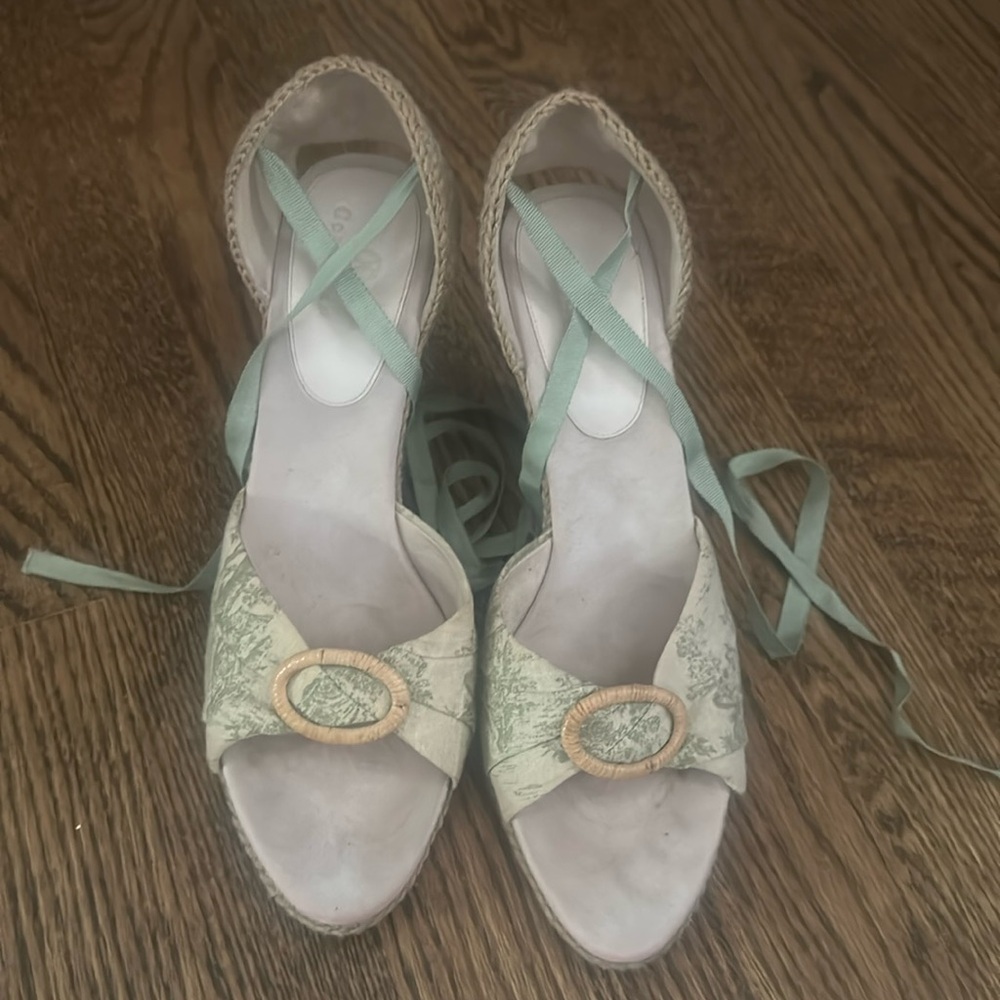 Cole Haan Lace Up Wedges